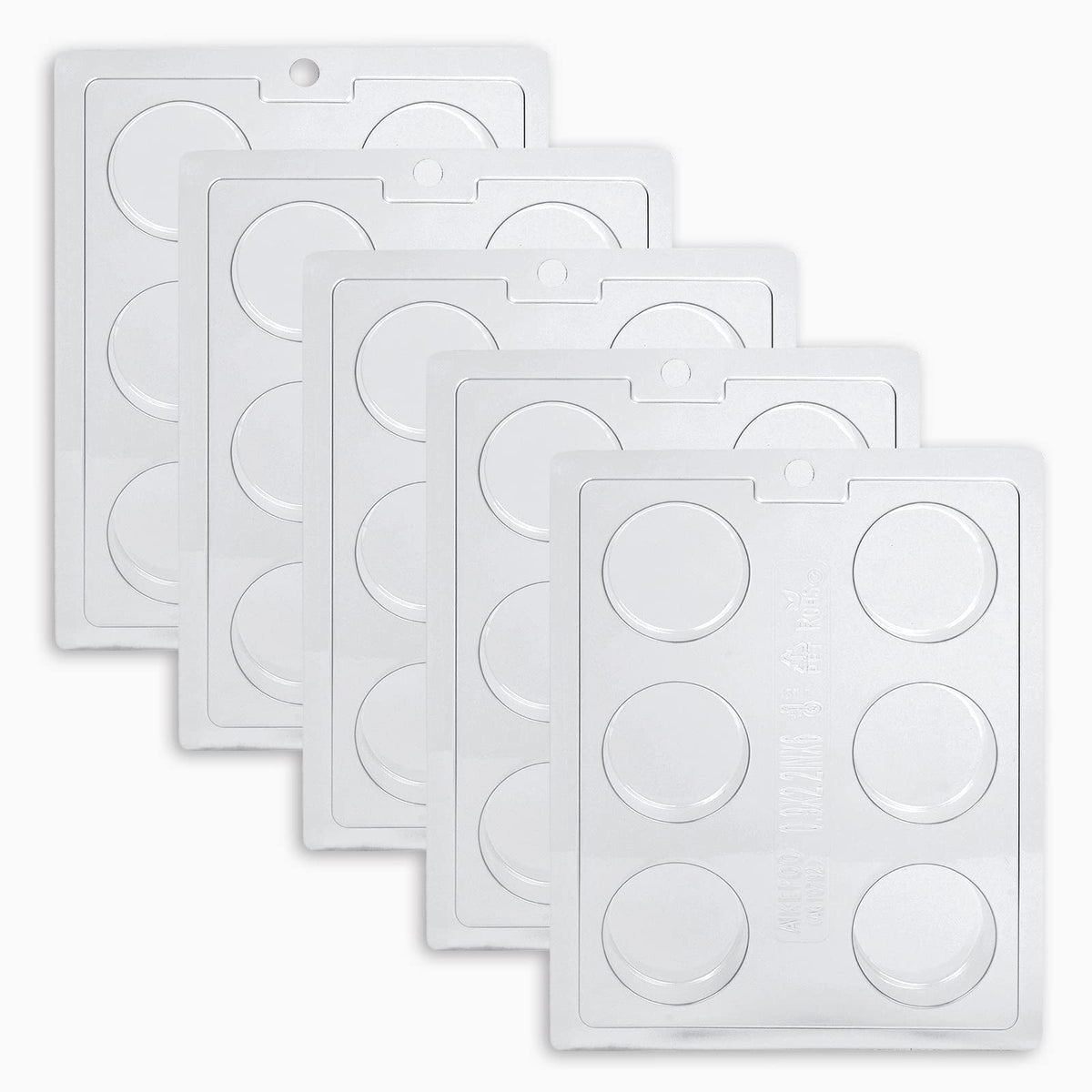 AIKEFOO round cookie mold with six cavities for versatile treats