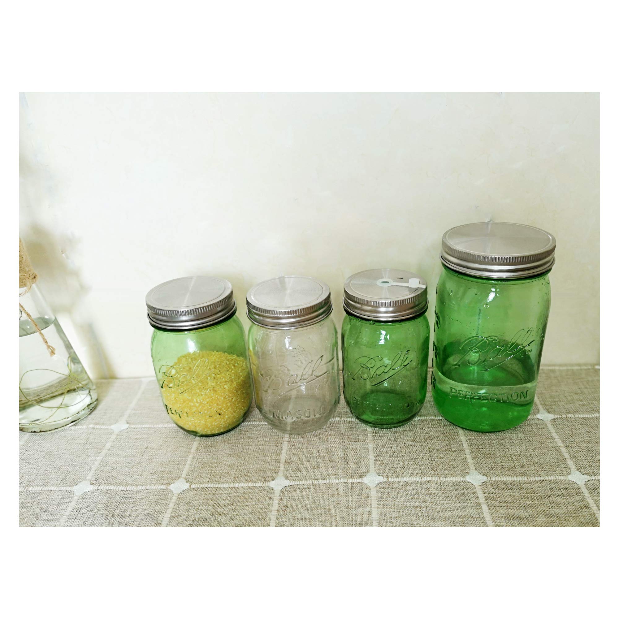 Aikeve 12-pack lids offer durable, easy-to-clean storage options.
