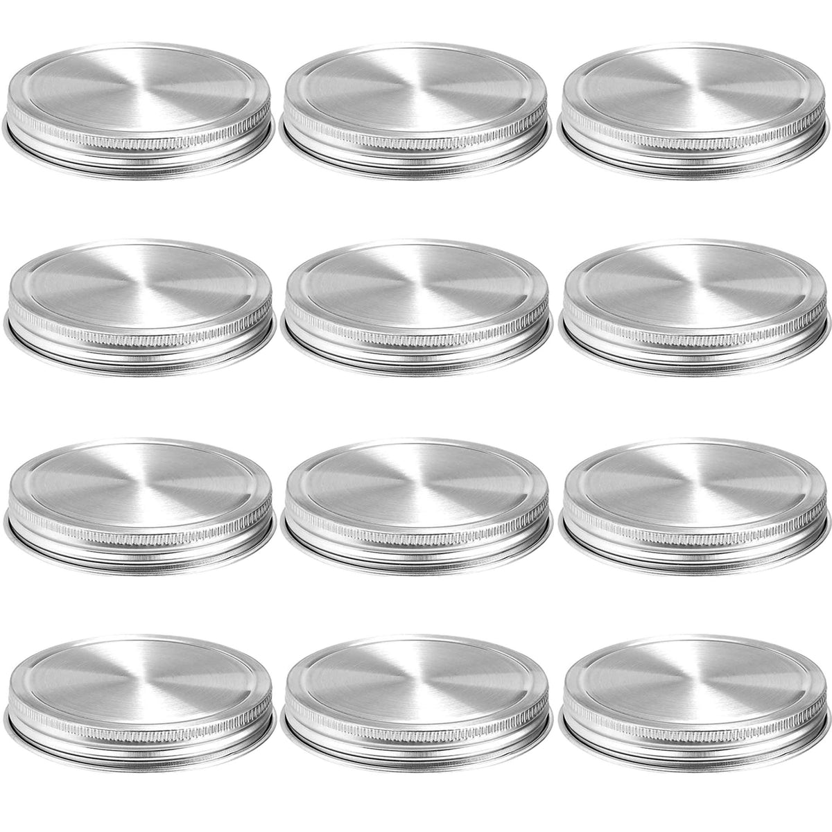 Aikeve wide-mouth stainless steel lid with silicone seal for secure, leak-free storage.