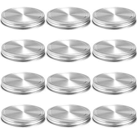 Aikeve wide-mouth stainless steel lid with silicone seal for secure, leak-free storage.