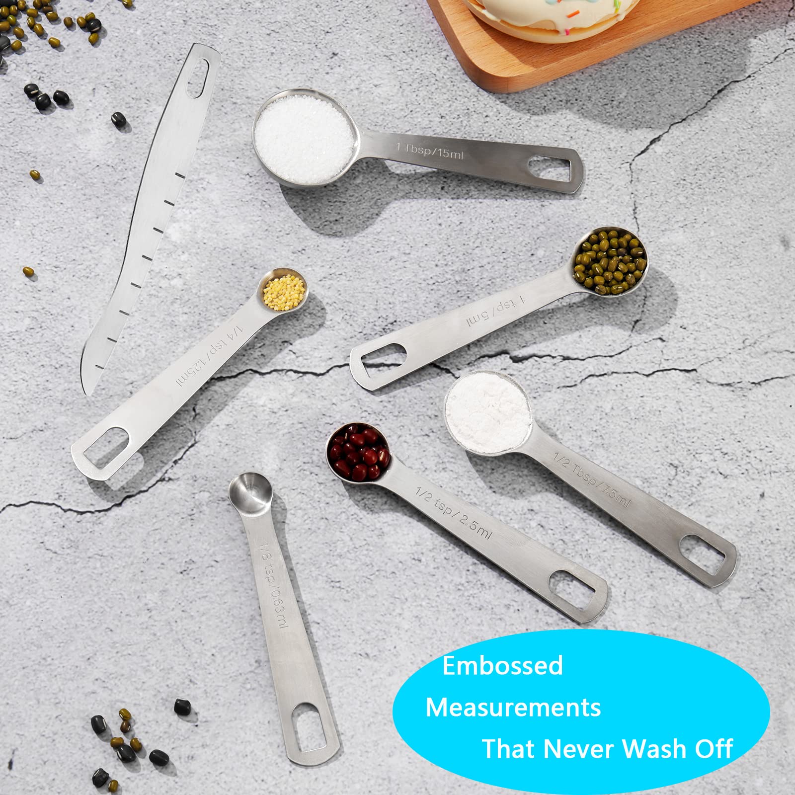 AIKEXIN conversion chart provides quick size references during cooking