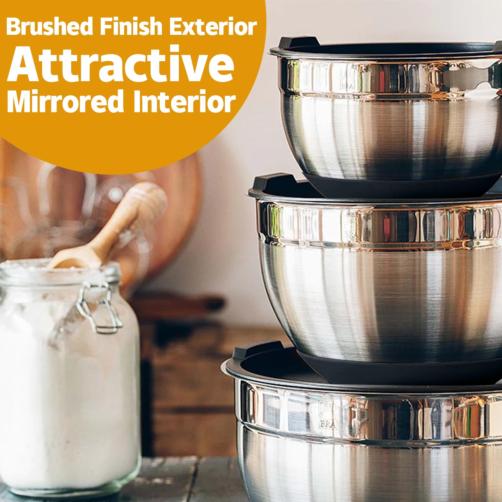 AIKKIL accessory kit includes basting brush and spatulas for easy kitchen prep.