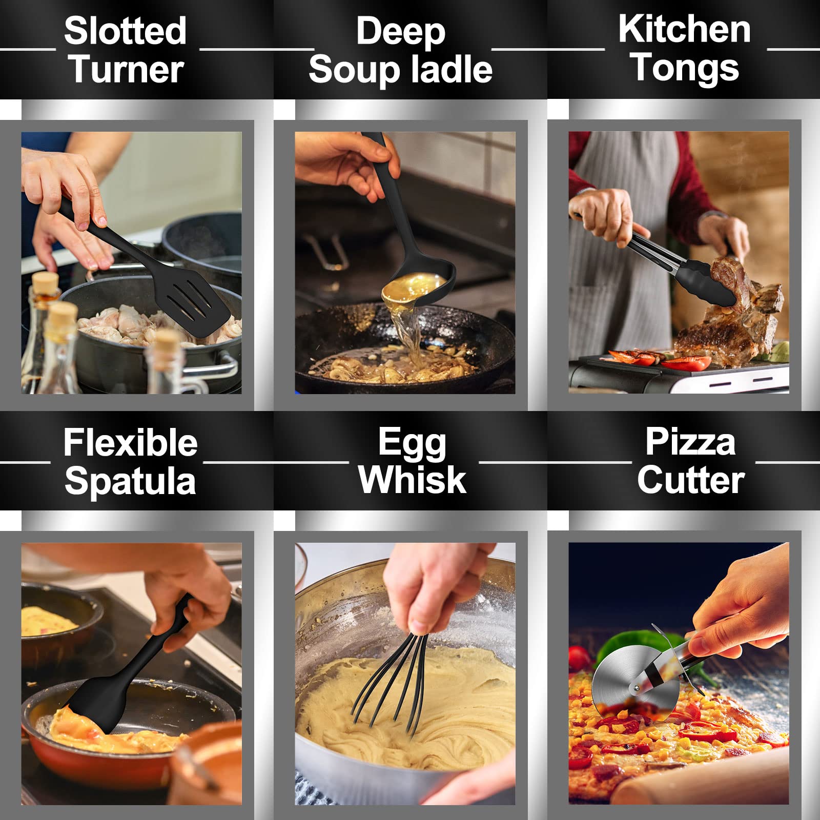 AIKKIL ergonomic holder keeps tools within reach during cooking