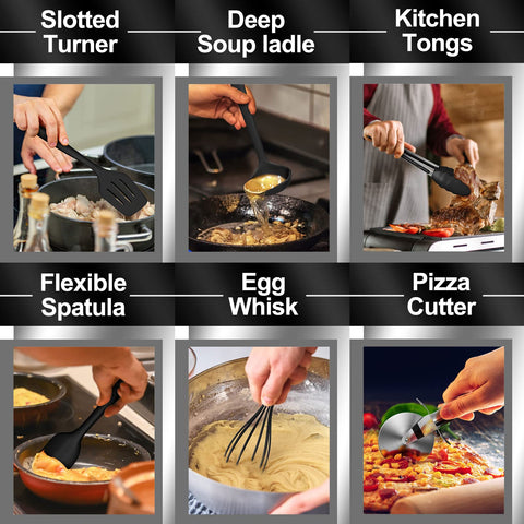 AIKKIL ergonomic holder keeps tools within reach during cooking