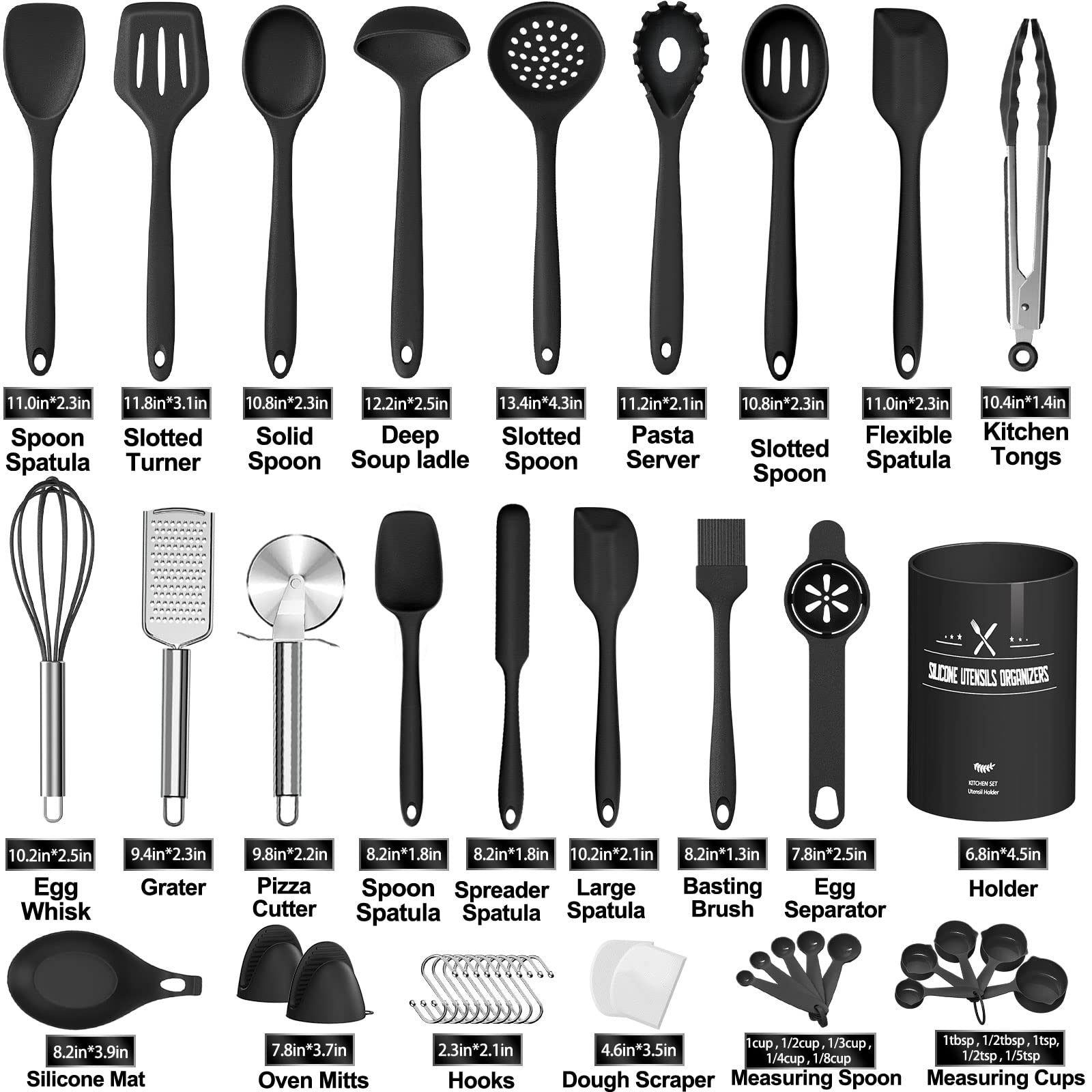 AIKKIL silicone spatula close-up highlighting soft head and durable core