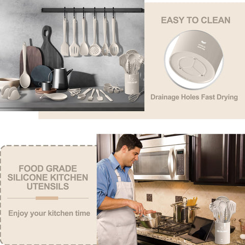 AIKKIL silicone whisk for beating eggs and sauces