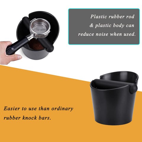 Ailelan knock box featuring a non-slip base to stabilize the setup