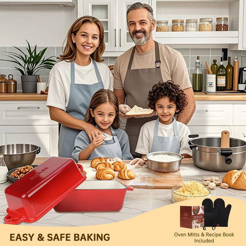 AILITOR 2-in-1 oven image highlights versatile baking and crust formation.