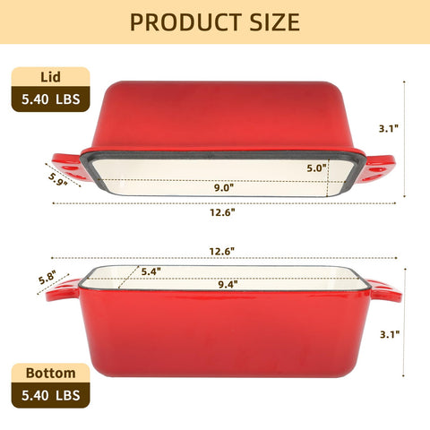 AILITOR easy-clean enamel surface simplifies post-bake cleanup.