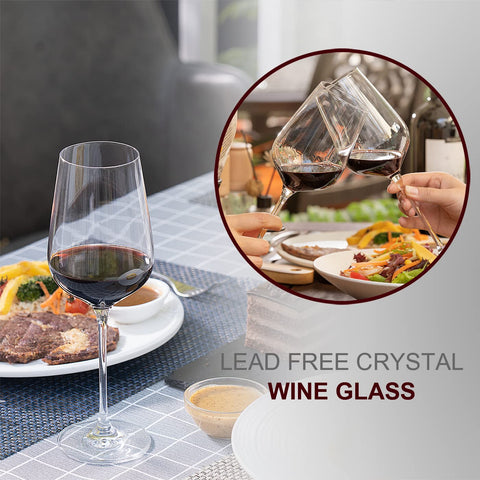 Top-rack dishwasher-safe AILTEC wine glasses after entertaining