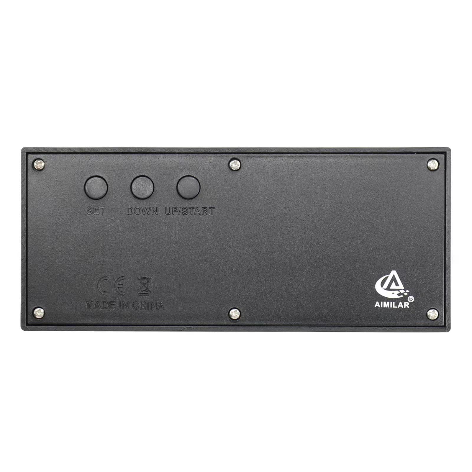 AIMILAR countdown alarm provides a 60-second alert for milestones.