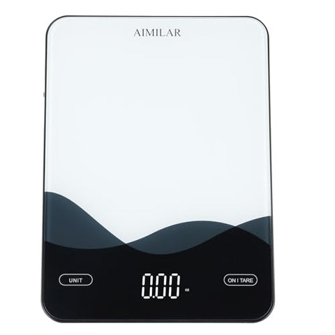 AIMILAR LED display provides clear measurements for day or night cooking.