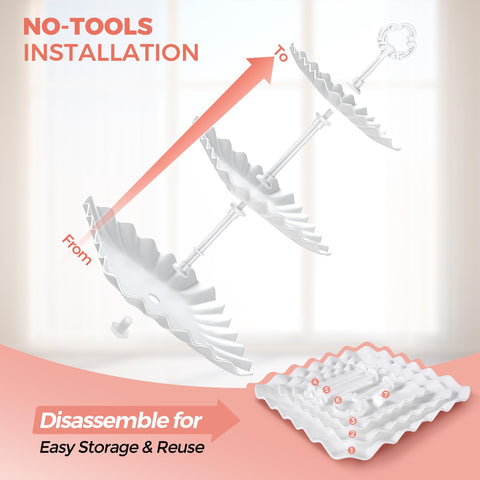 AIMSEAL durable BPA-free PP material ensures sturdy party setups
