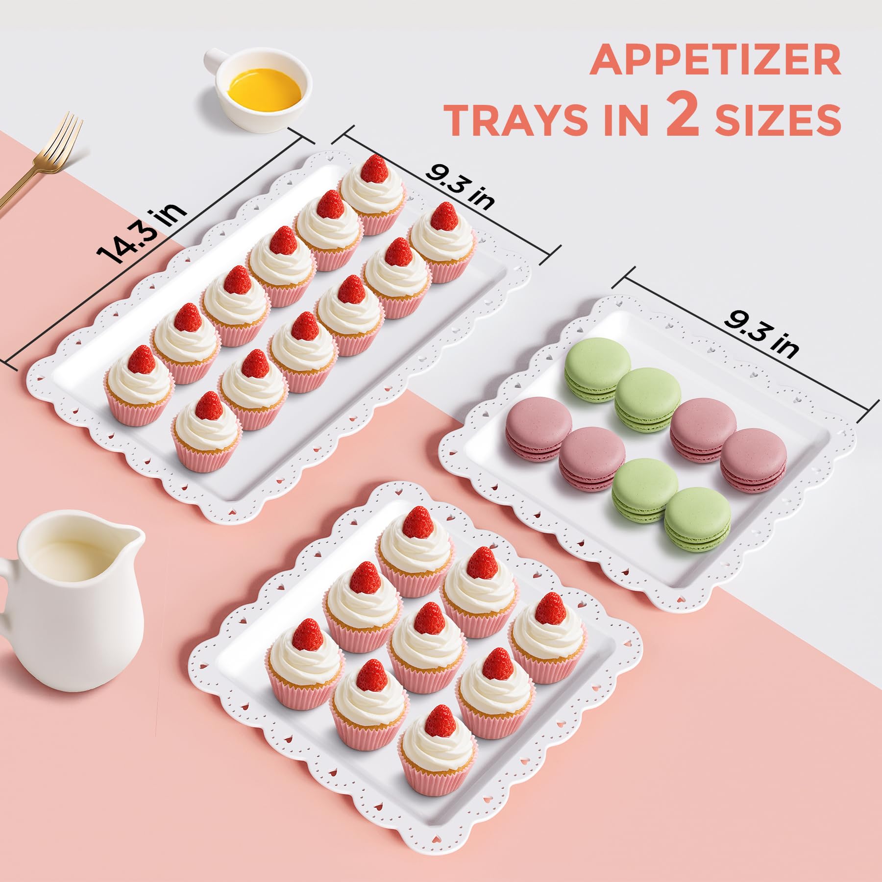 AIMSEAL square-trays complement a cohesive dessert layout