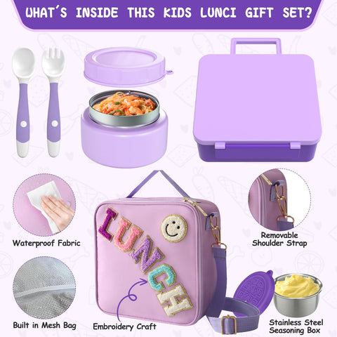Aimsnk 8oz soup thermo demonstrates easy hot or cold meals on the go.