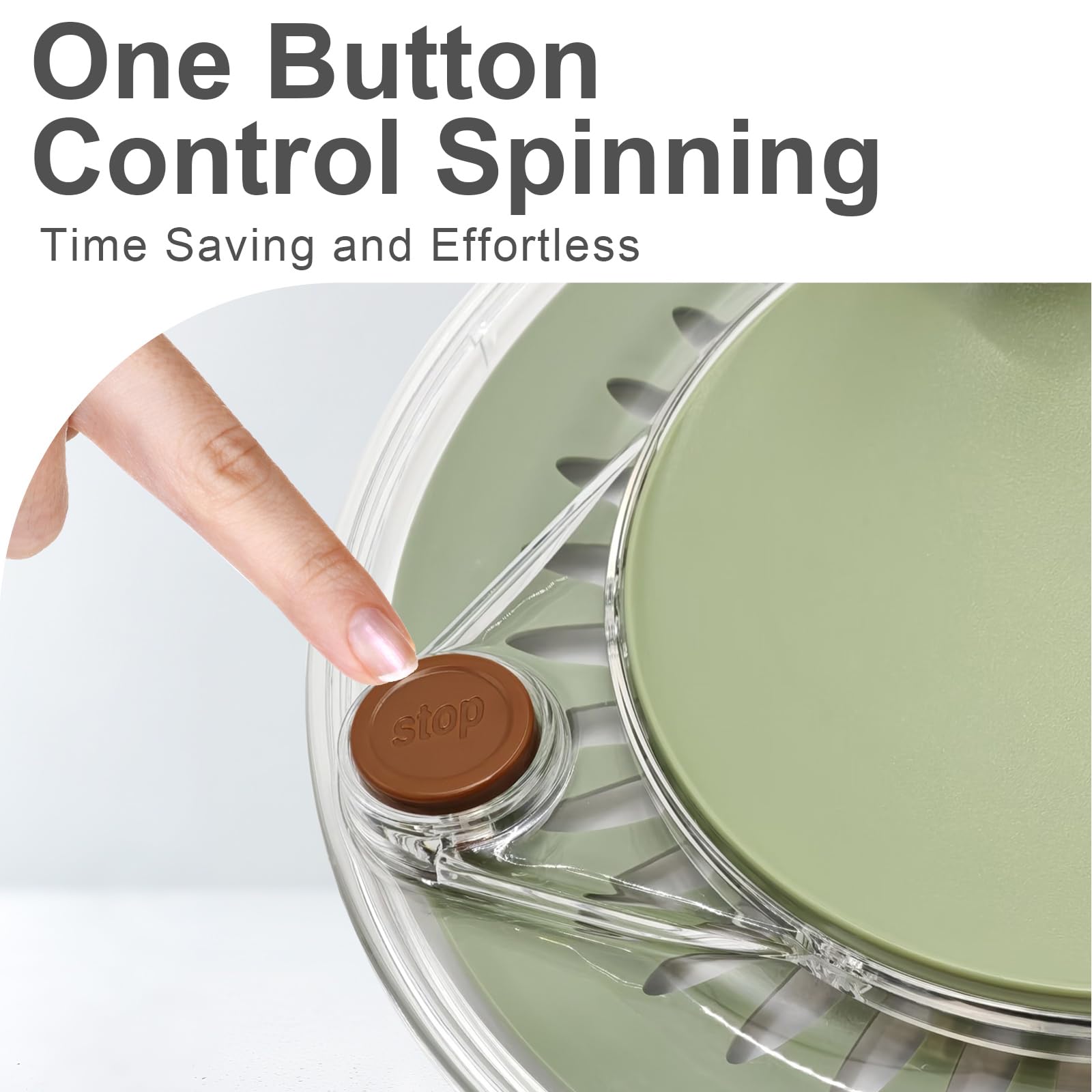 Ainmvnos 5-3qt salad spinner basket multi-use doubles as a separate strainer.