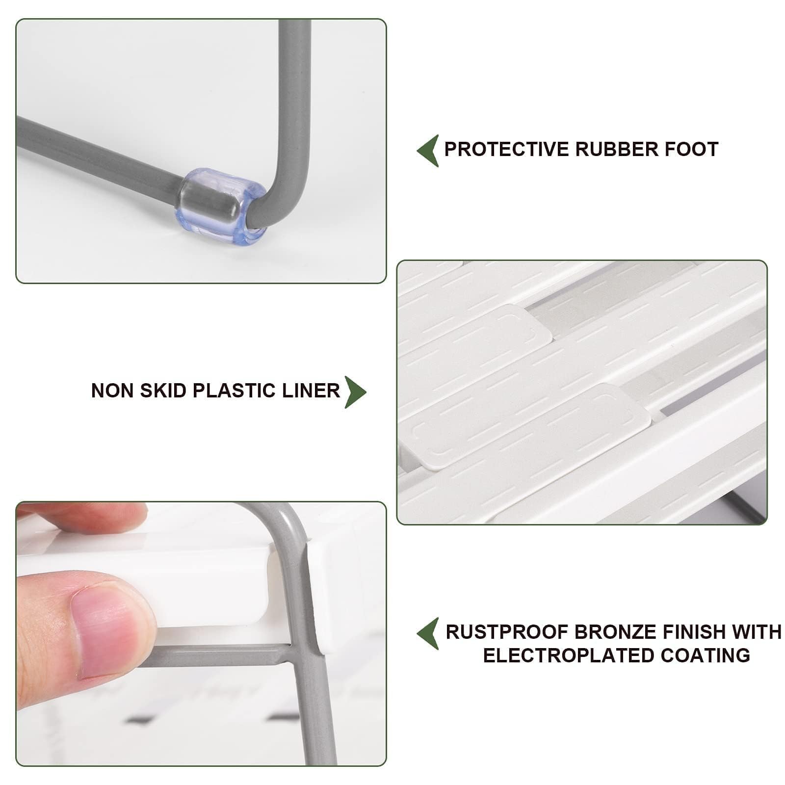 Aionvidas BPA-free plastic housing helps keep contents clean.