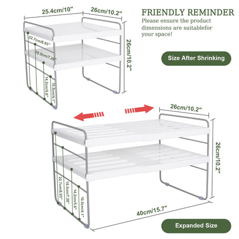 Aionvidas non-slip feet prevent shifting on counters and shelves.
