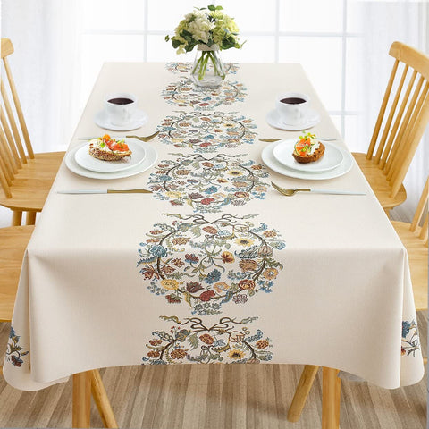 AIRCOWRIE embroidery flower pattern adds elegant charm while protecting surfaces.