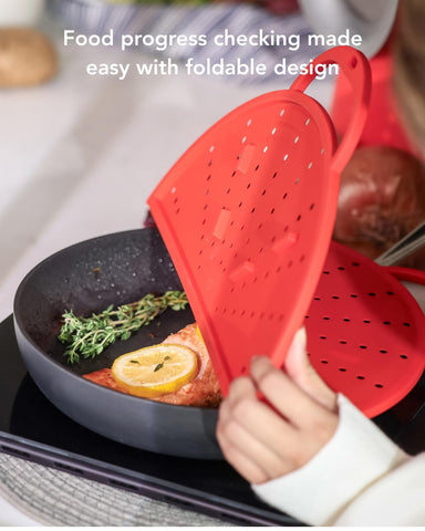 AirHood dishwasher-safe splatter screen for easy cleaning after cooking.