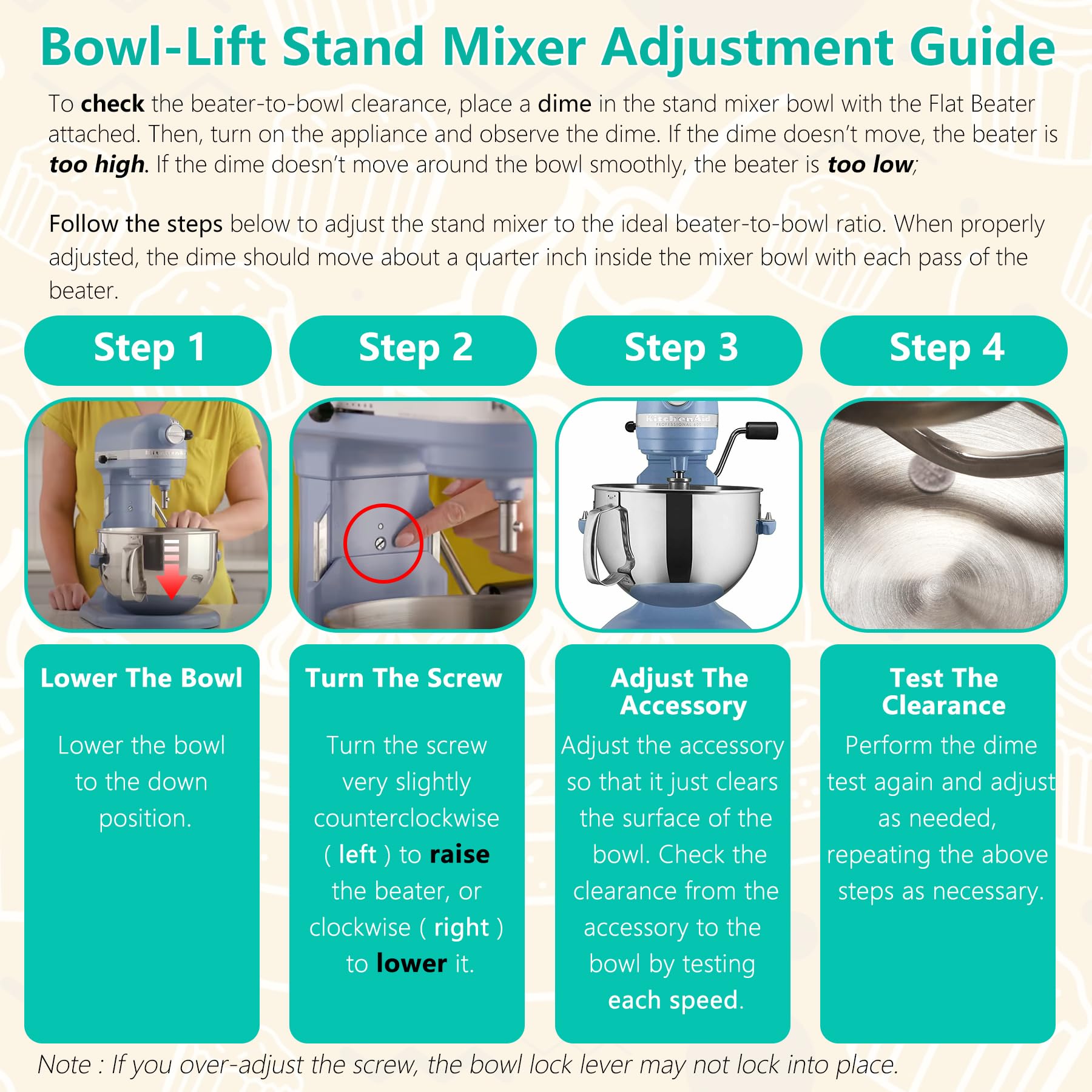 Airkitrep included spring and washer reduce wear and extend mixer life