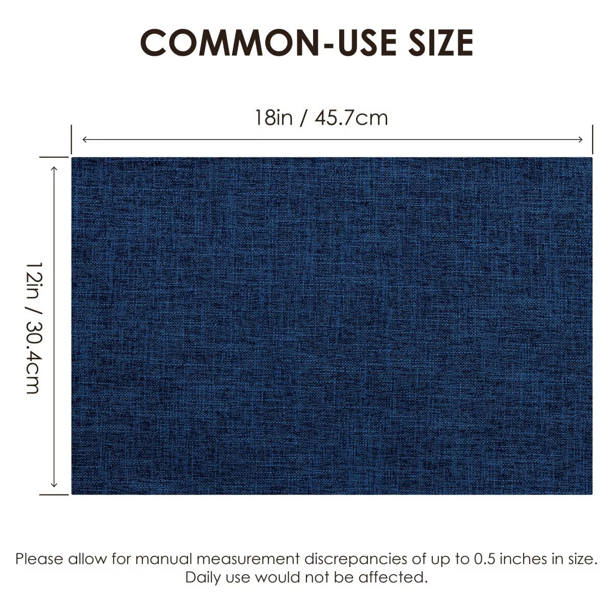 Aironment placemats wrinkle resistant and abrasion resistant keep settings neat.