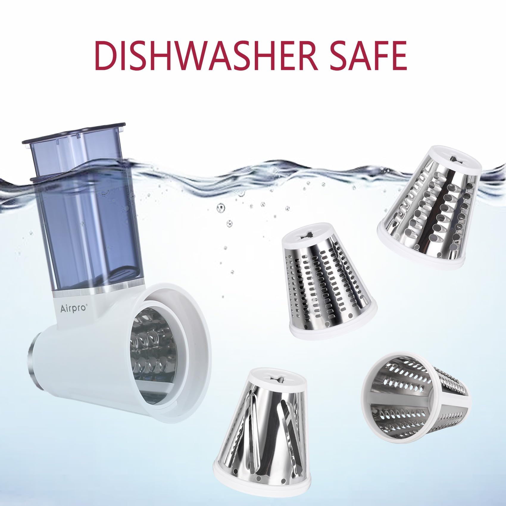 Airpro easy-clean design reduces mess during cleanup and storage