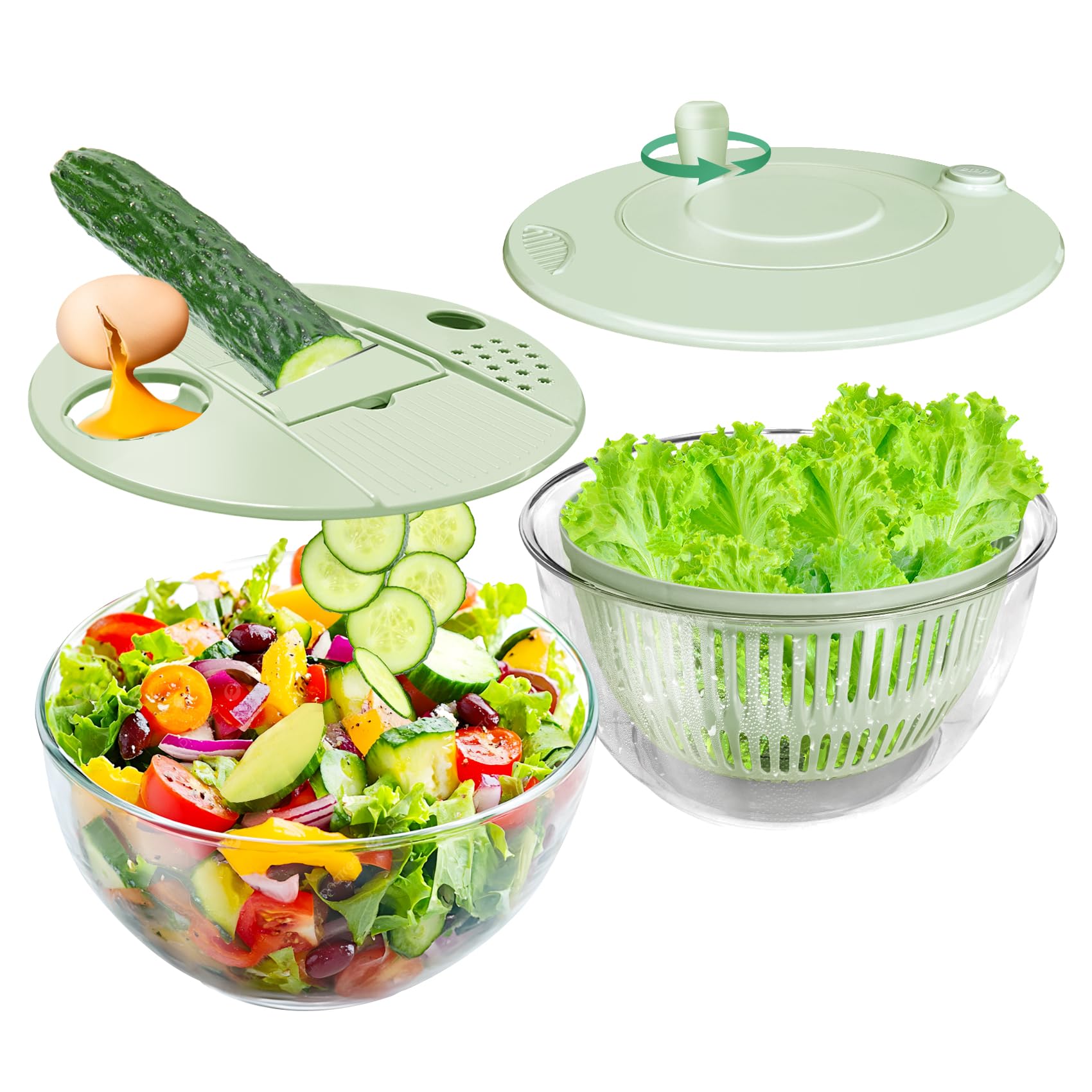 Airpro transparent bowl is hand-washable for easy cleaning.