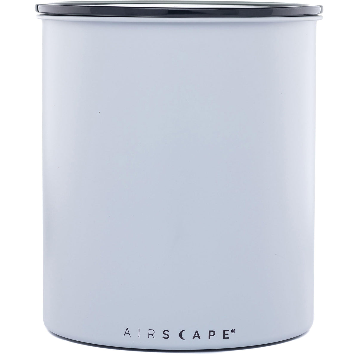 AirScape Kilo coffee canister in matte gray stores up to 2.2 lb of beans.