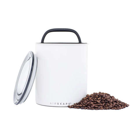 AirScape Kilo stainless steel canister with UV protection preserving flavor.