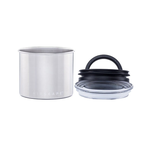AirScape 18/8 stainless steel canister resists staining and odor transfer.
