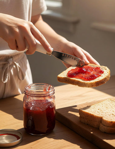 AISBUGUR multifunction butter spreader ideal for jams and creams.