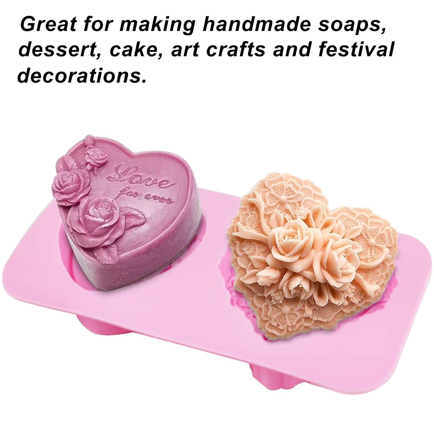 AITRAI cake decor heart mold adds romantic edible accents.