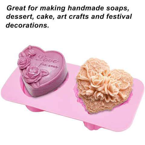AITRAI cake decor heart mold adds romantic edible accents.