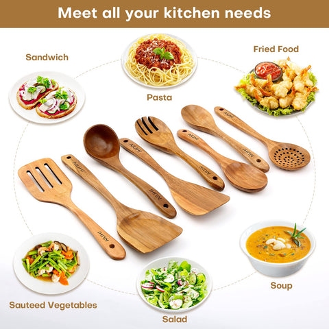 AIUHI eco-friendly kitchen utensils reduce toxins during cooking.