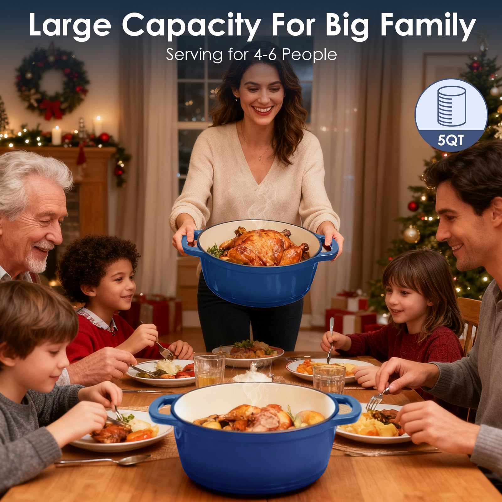 Smooth interior prevents sticking for easy cleaning and quick meals.