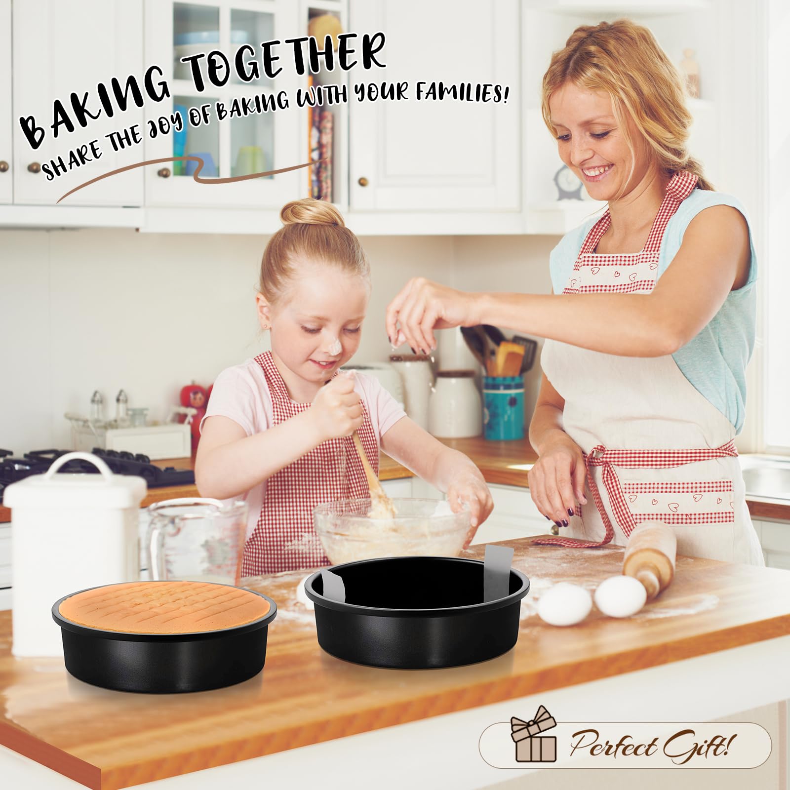 AIVIKI layer cake ideas showcase pan versatility for pies and quiche