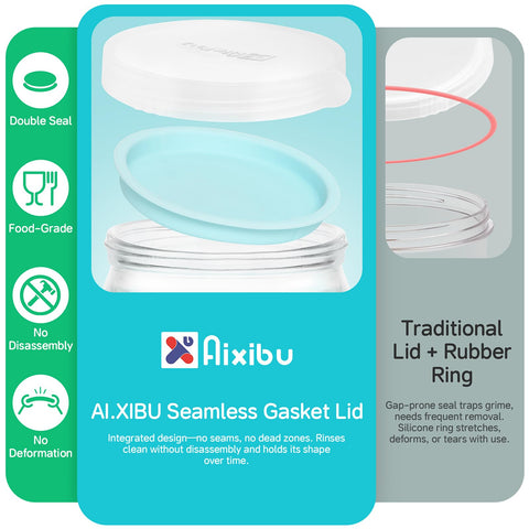 Aixibu easy-open lid tab aids effortless access.