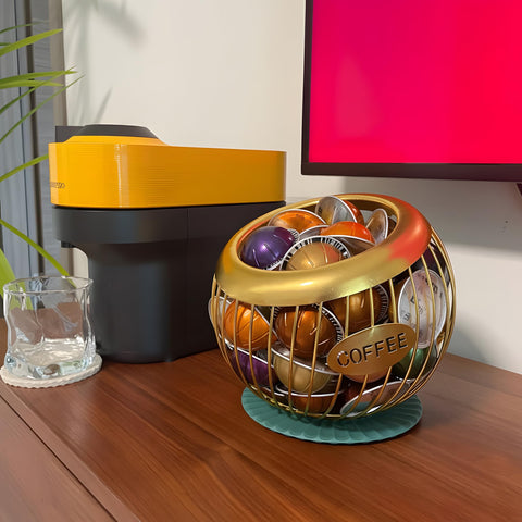 AIYICIII countertop organizer maximizes space with compact 8.3-inch diameter footprint.