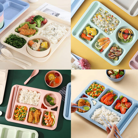 AIYoo colorful 4-color set helps sort foods and meals.