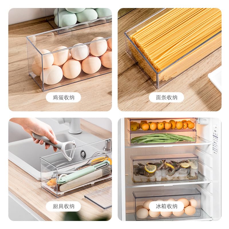 AIYoo fridge storage tray keeps small items dry and organized.