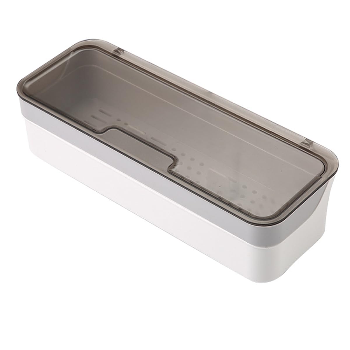 AIYoo silverware tray with lid on the counter keeps utensils clean and accessible