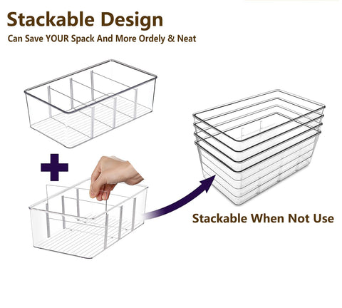 AIYULONG BPA-free PET bins are lightweight yet durable for daily kitchen use.