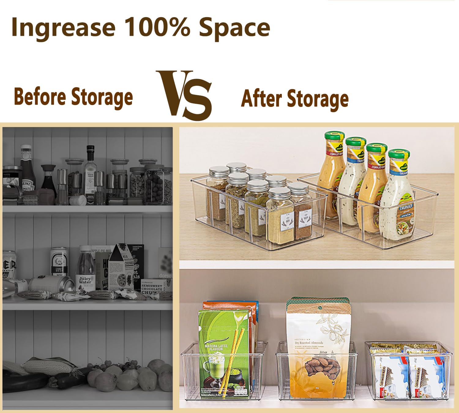 AIYULONG fridge and drawer storage bin keeps items neat and accessible.