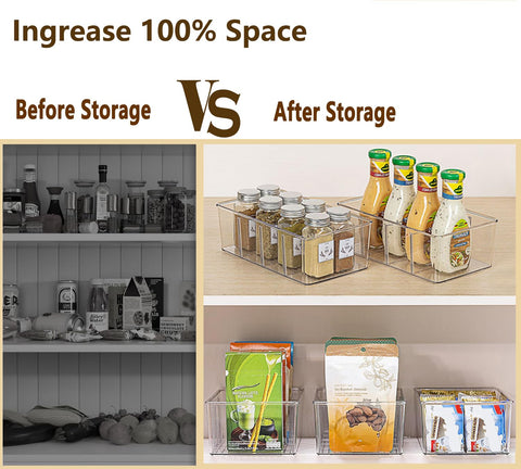 AIYULONG fridge and drawer storage bin keeps items neat and accessible.