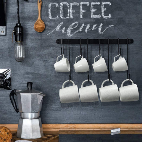 AJART cafe-bar mug rack adds stylish decor to dining area