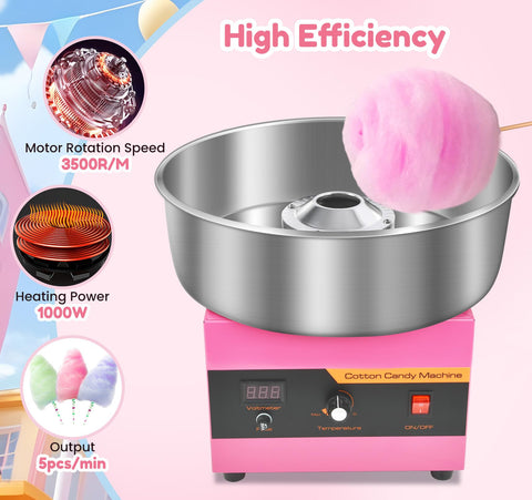 Ajgvq cotton candy machine 1000W heating unit ready for events.