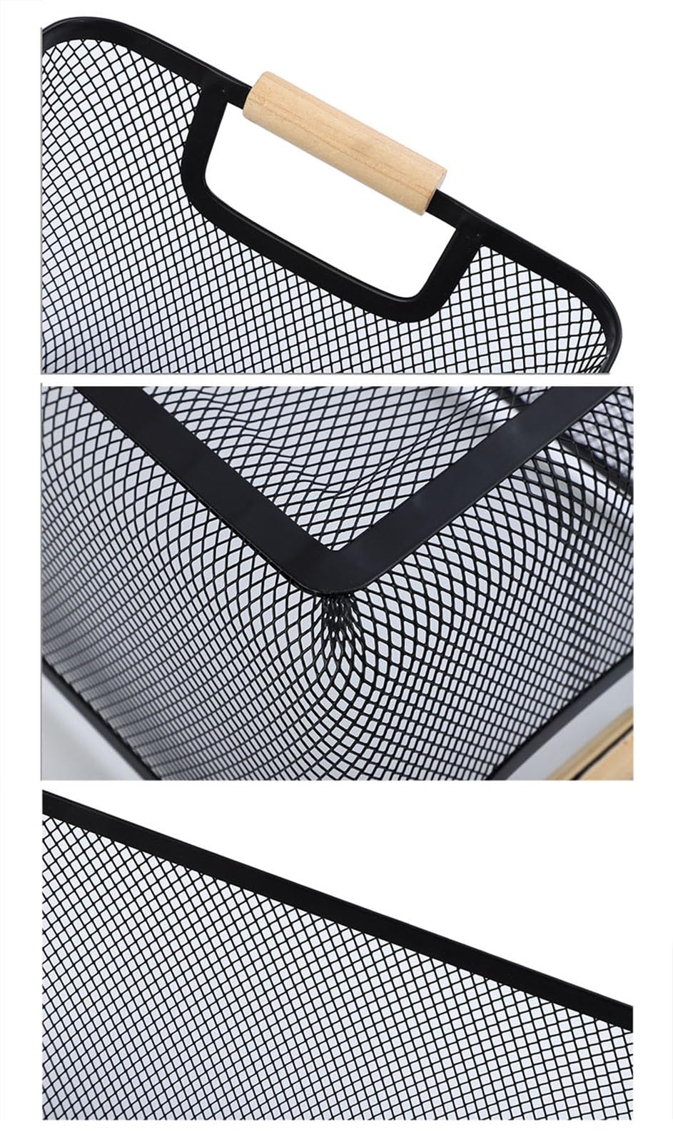 AJIODA multi-function wire storage basket ideal for home, office, or bathroom organization