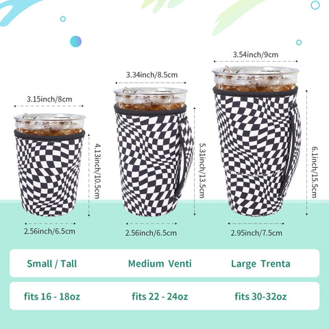 AJLTPA medium handle sleeve fits 22-24oz cups for easy one-handed carry.