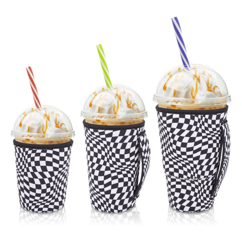 AJLTPA iced coffee sleeve for 16-18oz cups provides secure grip and moisture protection.